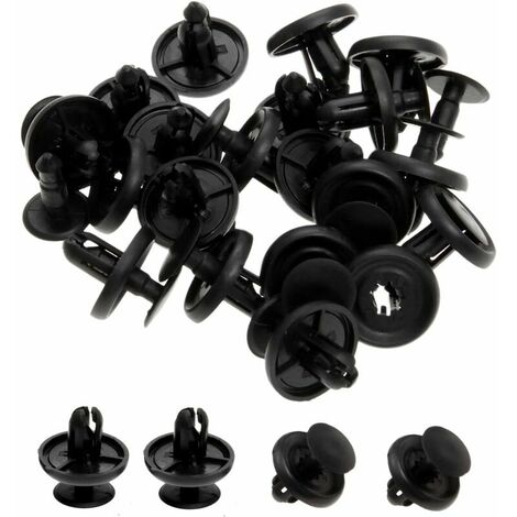 Paquete de 100 Remaches de Plástico para Fijación de Parachoques de Coche para Suzuki Grand Vitara SX4 Swift X 90 XL 7——Adélala