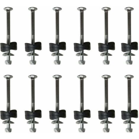 Paquete de 12 espaciadores para trampolín con tornillos para fijarlo - Accesorios de repuesto para trampolín