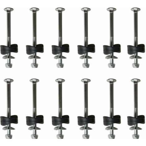 Paquete de 12 espaciadores para trampolín con tornillos para fijarlo - Accesorios de repuesto para trampolín
