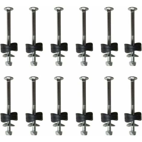 Paquete de 12 espaciadores para trampolín con tornillos para su fijación: accesorios de repuesto para trampolín