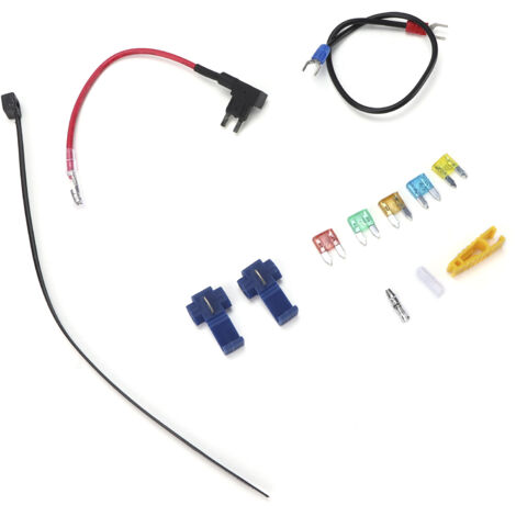 Paquete de 12 tomas ADD-A-FUSE ATM/APM para DVR GPS Alarma  Kit adaptador de fusibles para automóvil con cable  Compatible con 12/24 V