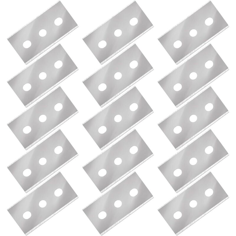 Paquete de 15 cuchillas rascadoras de repuesto para vitrocerámica - 42 x 22 mm - Compatibles con vitrocerámicas, placas de inducción o placas de