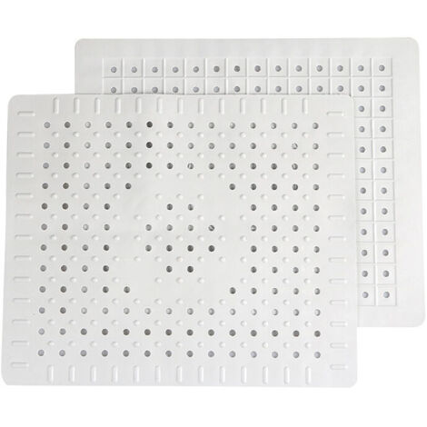 Paquete de 2 alfombrillas protectoras para fregadero de cocina, duraderas y antideslizantes, fáciles de limpiar y cortar a medida.