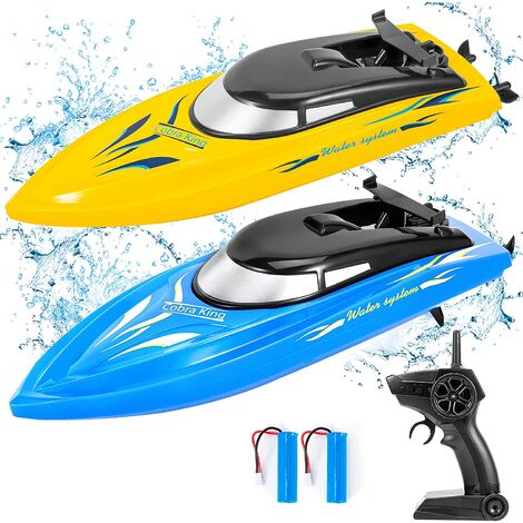 Juguetes y juegos Radiocontrol Barco de control remoto regalos de  cumpleaños de Navidad para ni modelo de barco de carreras de 4 canales a 25  km/h modelo de juguete RC Speed ​​Boat