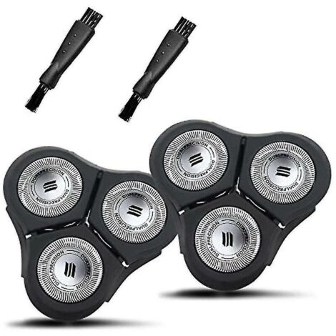 Paquete de 2 cabezales de repuesto Rq11 para afeitadoras Philips Sensotouch 2D