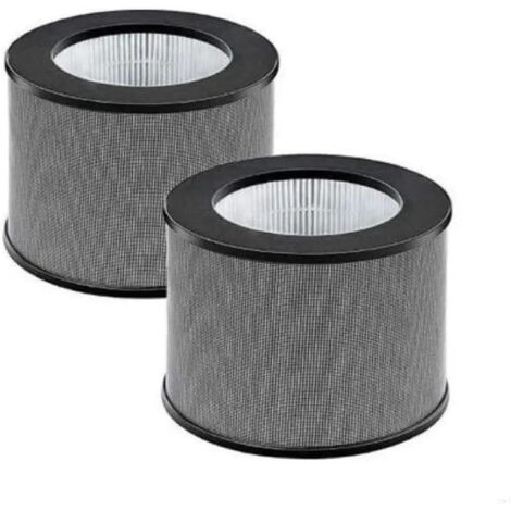 Paquete de 2 cartuchos de filtro de repuesto para purificador de aire de 20 cc, compatible con TaoTronics, filtración de carbón activado de alta eficiencia TT-AP006