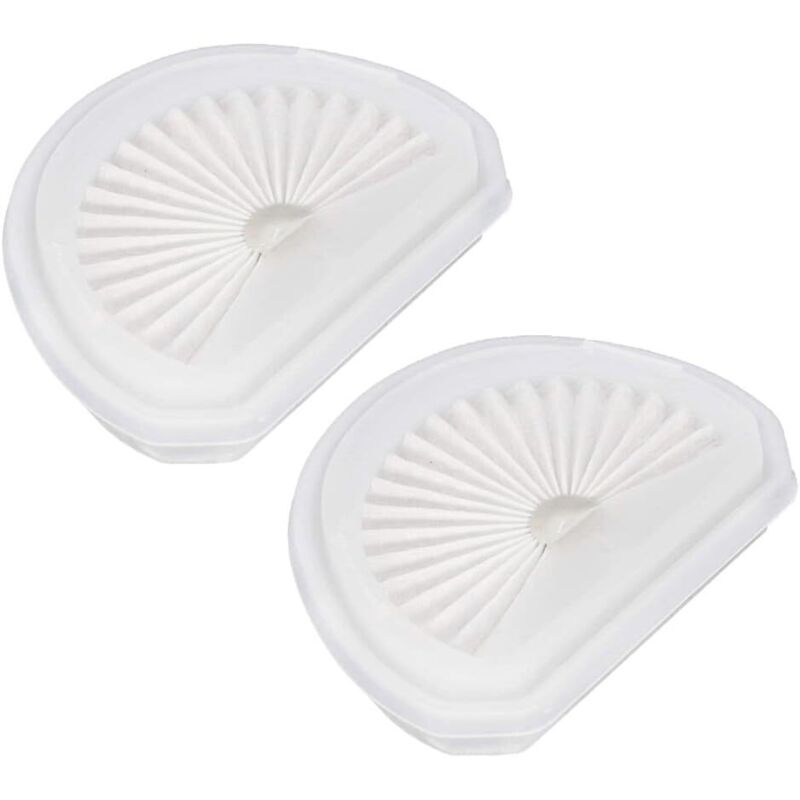 Paquete de 2 cartuchos de repuesto para filtros de aspiradora Black & Decker Dustbuster serie VLPF10 HLVA315J 320J 325J.