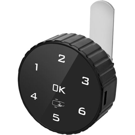Paquete de 2 cerraduras giratorias con contraseña, pestillos plegables de acero inoxidable 304 para cajones, armarios, puertas, puertas de granero y exteriores (negro)