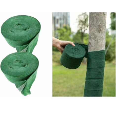 Paquete de 2 envoltorios para troncos de árboles – 17 m – resistentes al invierno – de doble capa – te mantienen abrigado e hidratado