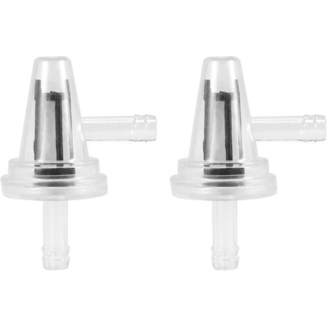 Paquete de 2 filtros de combustible transparentes en línea para motos de nieve de 1/4 6/7 mm