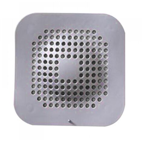 Paquete de 2 filtros de pelo para bañera (grises), de silicona para fregadero, para ducha y fregadero de cocina con ventosa para fregadero y baño.