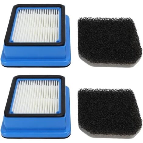 Paquete de 2 filtros de repuesto compatibles para aspiradoras Electrolux Q6, Q7, Q8, WQ61, WQ71 y WQ81: protección del motor y reutilizables.