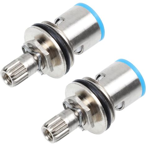 Paquete de 2 grifos de carrete, accesorios para grifos de agua caliente y fría, grifos de apertura rápida, grifos de agua fría y caliente