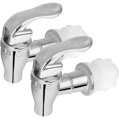 Paquete de 2 grifos dispensadores de bebidas, grifo de repuesto para dispensador de agua, apto para bebidas frías y calientes, café, jugo, grifo dispensador de agua (a