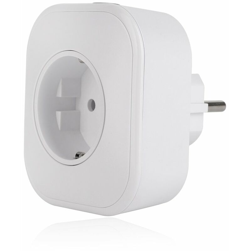 

Happyshopping - Paquete de 2 Mini Enchufe Inteligente WiFi Enchufe de la UE AC100-240V 10A Control remoto Interruptor de sincronizacion inteligente