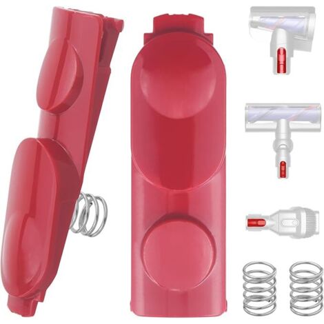 Paquete de 2 piezas de repuesto para aspiradora Dyson, piezas de repuesto de reparación con botón fijo compatibles con aspiradora Dyson V7 V8 V10 V11