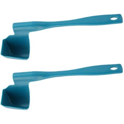 Paquete de 2 raspadores rotativos para procesador de alimentos, raspadores giratorios, cucharas para quitar porciones, accesorios de cocina para procesador de alimentos.