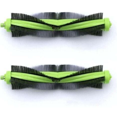 Paquete de 2 rodillos principales y cepillos centrales para accesorios de aspiradora robot R1138/R111840