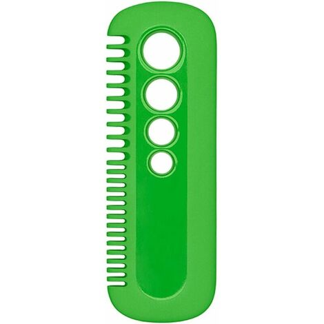 Paquete de 2 separadores de hojas vegetales de 4 orificios con peine separador para col rizada, acelgas, col rizada, tomillo, albahaca, romero (verde)