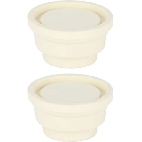 Paquete de 2 tapones de goma para escalera de piscina, accesorios para escaleras de piscina.