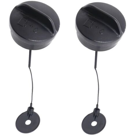 Paquete de 2 tapones para el depósito de combustible para desbrozadoras STIHL FS106, FS108, FS120, FS120R, FS200, FS200R, FS250, FS250R, FS300, FS350, FS400, FS450 y FS480.