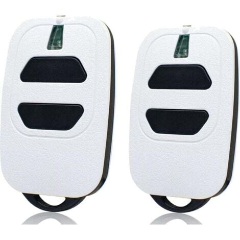 COOCHEER Paquete de 2 transmisores portátiles para puertas de garaje - 433,92 MHz - Compatibles con DEA GTI2/4, GT2/4, Mio TR2/4, Mio TR2N/4N