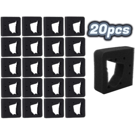 Paquete de 20 adaptadores de filtro de aire para motor Honda GX31 17211-ZM3-800, limpiador compatible con motores de 4 tiempos de la serie Honda GX31 GX22 FG100