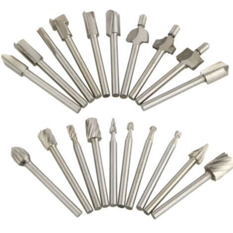 Paquete de 20 brocas de corte de carburo de tungsteno para amoladora rotativa
