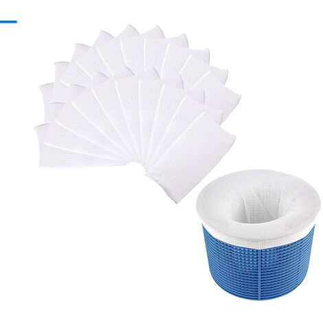 Paquete de 20 calcetines para skimmer de piscina: excelentes ahorros para filtros de piscina, cestas