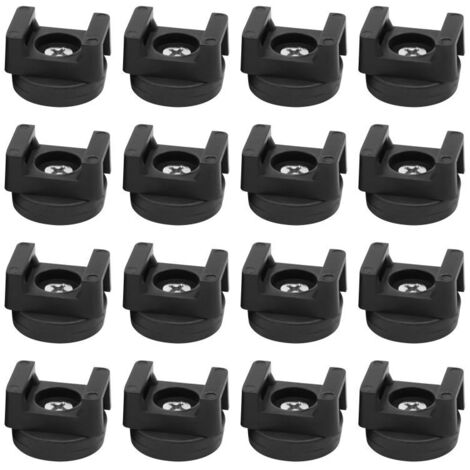 Paquete de 20 clips magnéticos para cables, robustos sujetadores para la gestión de cables con una tensión vertical de 3,5 kg, para la organización de cables en interiores y exteriores.