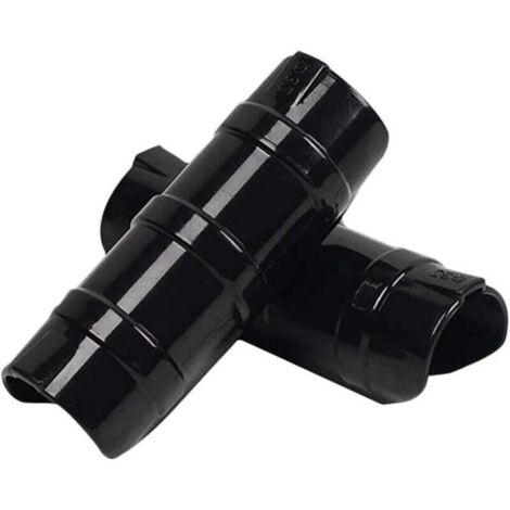 Paquete de 20 clips para marco de invernadero, clips para película de invernadero, clips para tubos de horticultura, clips para película vegetal, abrazaderas para tubos de marco de tubería (negro, 20 