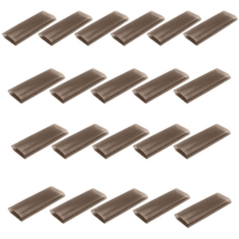 Paquete de 20 fundas elásticas para cubiertas de piscinas, protección de 2 cm de grosor, cubierta de vinilo duradera, antipinzamiento, 13 x 3,5 cm