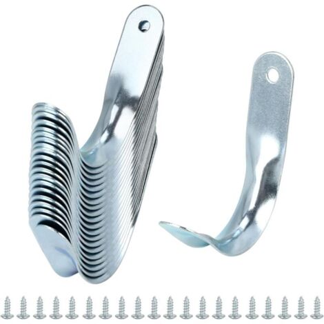 Paquete de 20 ganchos resistentes para garaje, jardín, cobertizo y taller - Electrodomésticos y herramientas