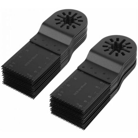 Paquete de 20 hojas de sierra oscilantes de 34 mm, hoja multiherramienta, hoja de sierra oscilante para cortes y reparaciones