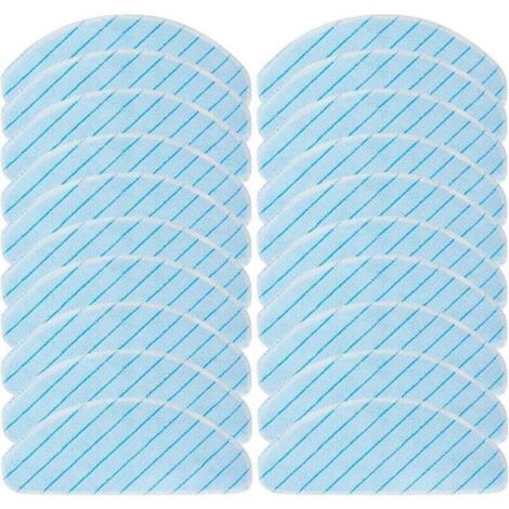 Paquete de 20 paños de limpieza lavables, XU, para Ecovacs Deebot T9 AIVI T9 Modelo T9, producto de calidad superior, duradero y confiable, materiales seleccionados, satisfacción garantizada - KZ