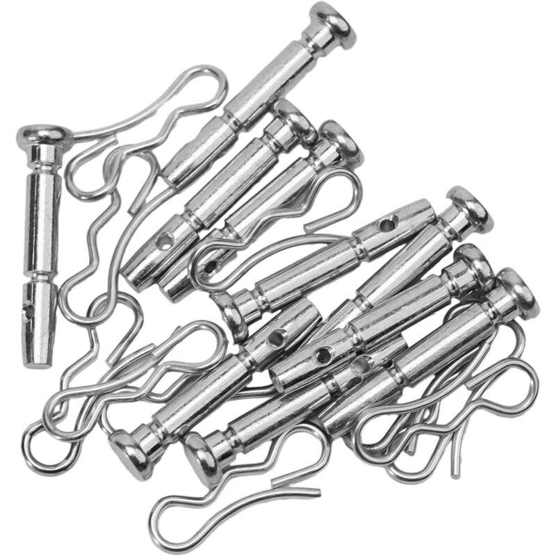 Paquete de 20 pasadores de corte y pasadores partidos compatibles con modelos de quitanieves