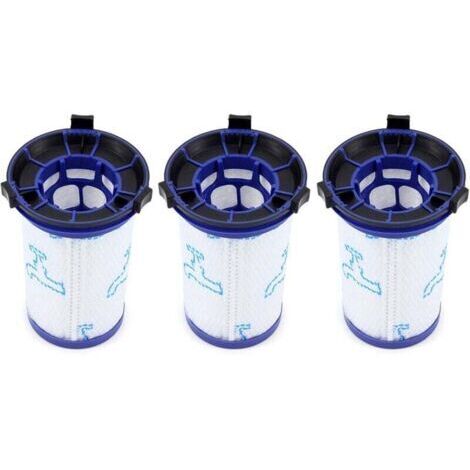 Paquete de 3 filtros de repuesto para aspiradora inalámbrica Rowenta Air Force 360 / X-Pert Essential 260 RH9037 RH9038 RH9039 RH9051 RH9057 RH9079 RH9081 RH9086 (Alternativa a ZR009001)