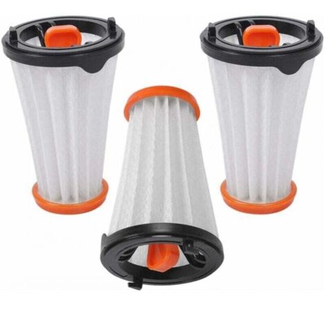 Paquete de 3 filtros de repuesto para aspiradoras AEG/Electrolux Rapido y Ergorapido. Sustituye a AEG AEF 144 / Electrolux EF144.