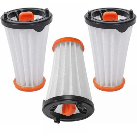 Paquete de 3 filtros de repuesto para aspiradoras AEG/Electrolux Rapido y Ergorapido. Sustituye a AEG AEF 144 / Electrolux EF144.