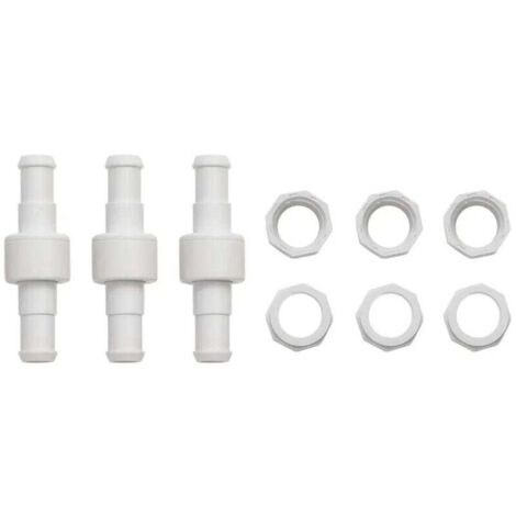 Paquete de 3 rodamientos de bolas para manguera de piscina Polaris D20 D15, tuerca de plástico de repuesto para 280 3900, kit de limpieza de piscina automática