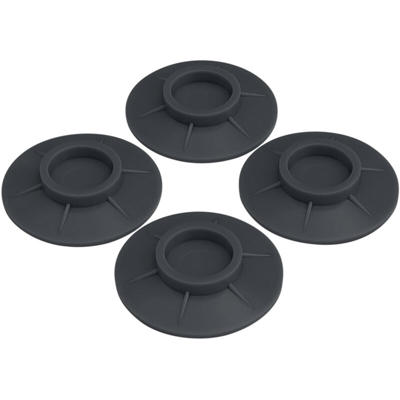 

Paquete de 4 almohadillas para pies de lavadora, tapetes para piso,022 Negro, la altura real es de 0,5 cm, 4 paquetes * Pegamento nano suave gratis