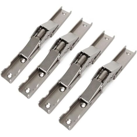Paquete de 4 bisagras plegables de 90 grados para puertas y estantes, para mesas y muebles