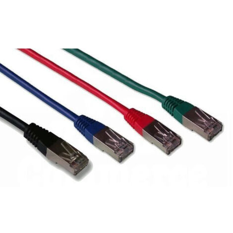 Paquete de 4 cables RJ45 macho/macho, cat.6...