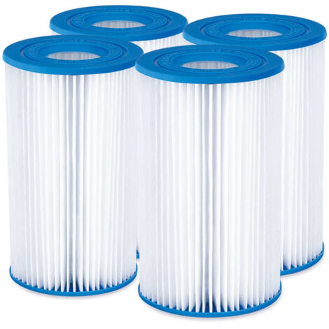 Paquete de 4 cartuchos de filtro Summer Waves P57100204 para piscinas y spas, mantenimiento eficaz del agua, filtración óptima y duradera.