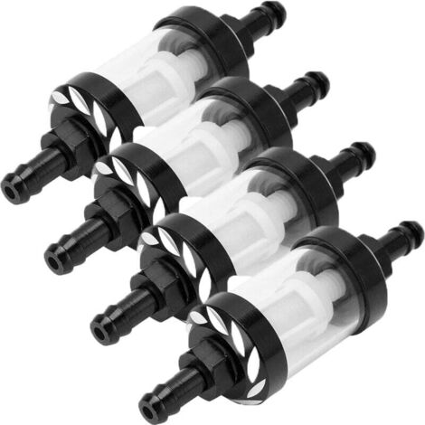 Paquete de 4 filtros de aceite de motor, filtro de combustible, piezas de reparación general, herramientas de limpieza extraíbles para automóvil, ATV, motocicleta.