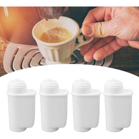 Paquete de 4 filtros de agua ABS para sistemas de filtrado de cafeteras, repuesto para VeroBar 300, Bosch VeroBar 100 y EQ.