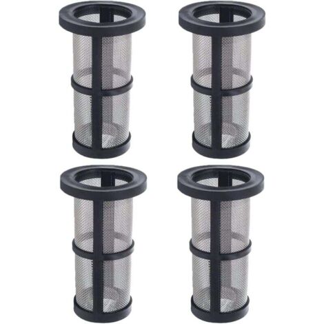 Paquete de 4 filtros en línea 48-222, compatibles con filtros de repuesto para limpiadores de piscinas Polaris 280, 380, 480 y 3900.