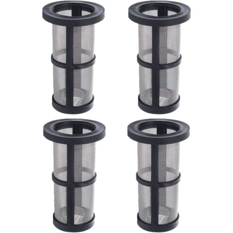 Paquete de 4 filtros en línea 48-222, compatibles con filtros de repuesto para limpiadores de piscinas Polaris 280, 380, 480 y 3900.