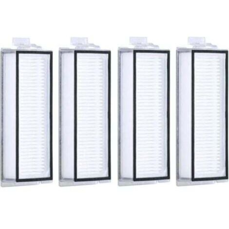 Paquete de 4 filtros HEPA para aspiradoras robot Xiaomi Roborock Q7 Max/Q7 Max+/T8