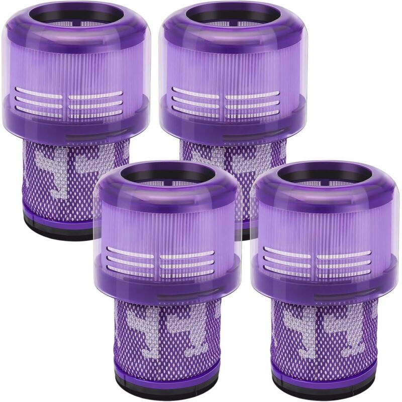 Paquete de 4 filtros lavables para aspiradora Dyson V11 SV14 V15 SV22. Reemplaza la pieza número 970013-02.